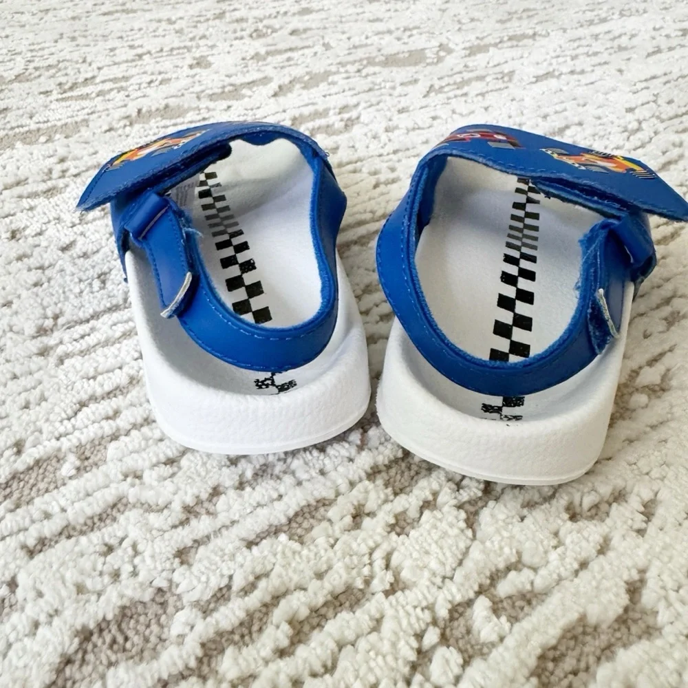 Gymboree race cars sandals, toddler size 9